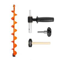 Комплект под мотобур шнек MOTOSHTORM 130R+адаптер АШ-02+молоточек (T-SMS130R-ASH-02) Тонар
