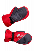 Рукавицы утепленные Хольстер / мембрана / красный -серый	