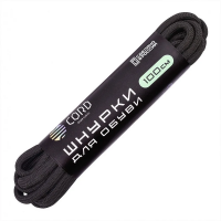 Шнурки "CORD" 100см (Черный+Терракот)