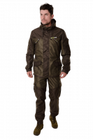 Костюм "ГОРНЫЙ -5" (Брезент/Таслан, Флис) Хаки (56-58 рост 182-188)