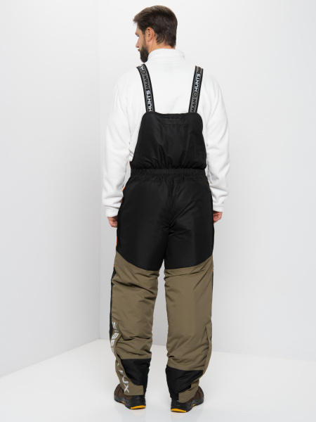 Костюм зимний Siberia LUX ткань Breathable цвет Хаки/Черный (Размер: 48-50, Рост: 170-176)