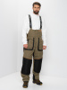 Костюм зимний Siberia LUX ткань Breathable цвет Хаки/Черный (Размер: 56-58, Рост: 182-188)